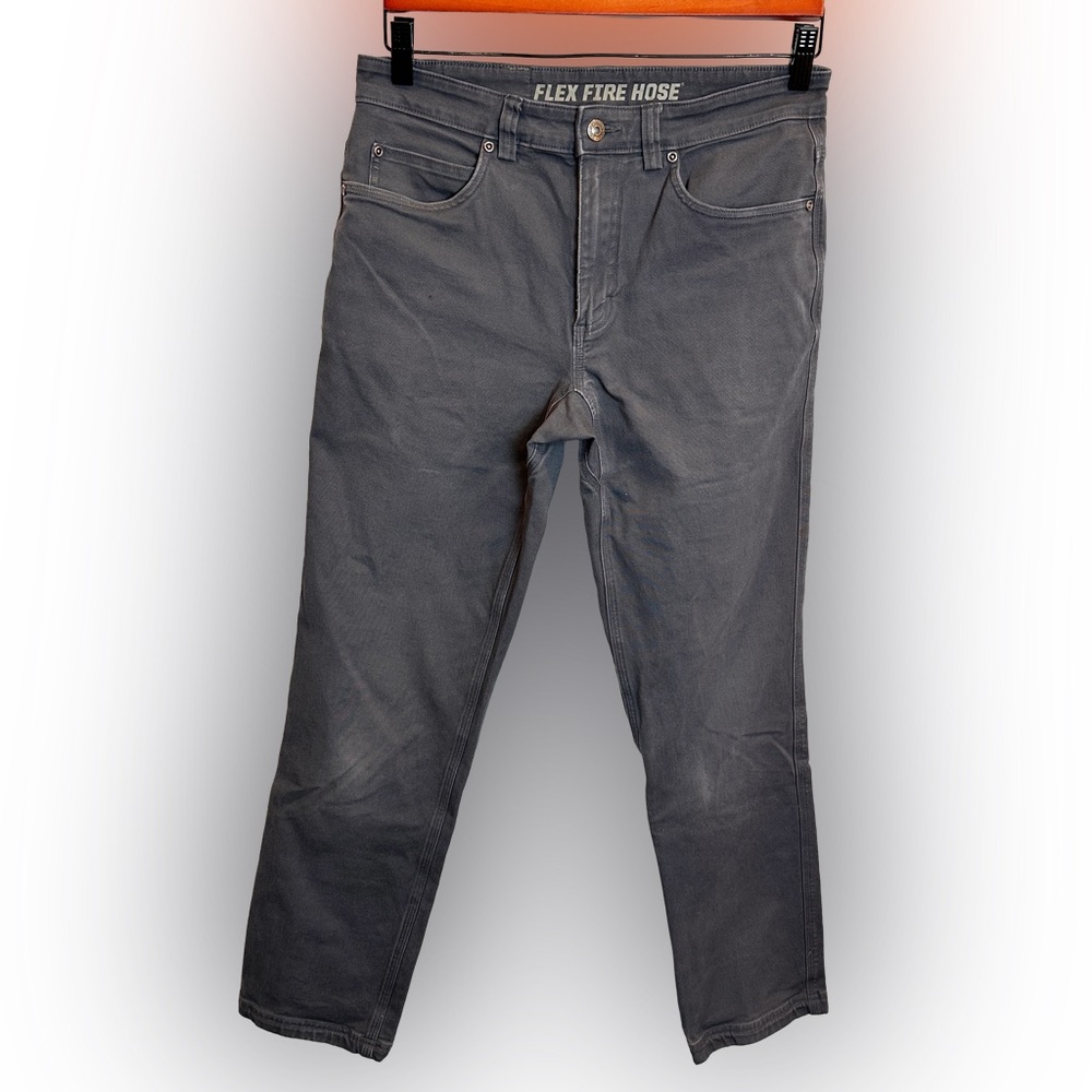Duluth Trading Flex Fire Hose Gray Slim Fit Jeans Mens‎  32x32